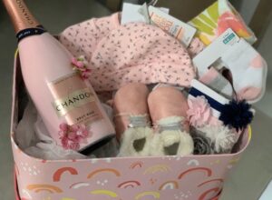 Baby Girl Welcome/Congratulatory Basket
