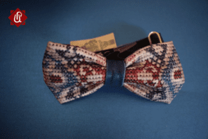 Bow tie with an Armenian ornament