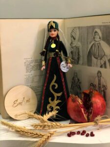 Arabkir, the costume of an Armenian woman from Malatia with ornament