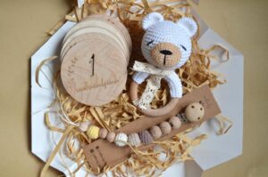 Handmade baby gift box