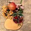 Handmade brooch «Pomegranate»