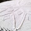 Crochet doily white lace doily boho wedding doily