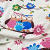Satin 100% cotton bedding set owl001