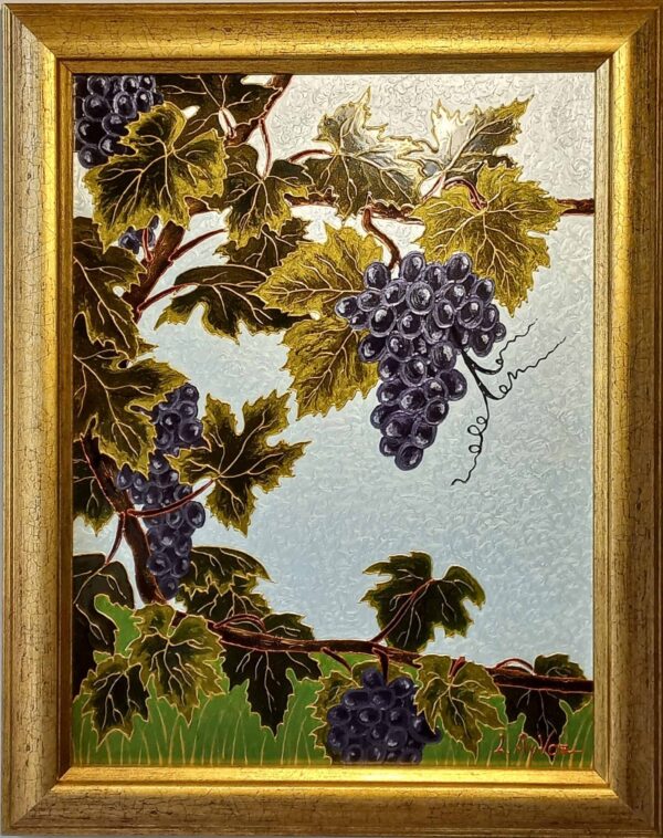 " The grape on a branch"