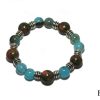 Cat Eye Blue Bead Bracelet