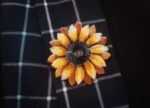 Brooch “Sunflower”