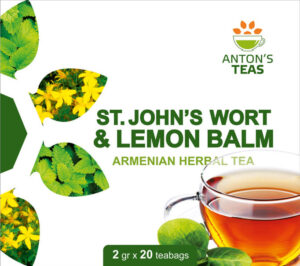 Tea John’s Wort With Lemon Balm – Թեյ Արեվքուրիկը Պատրինջով- Anton’s functional teas – 40g