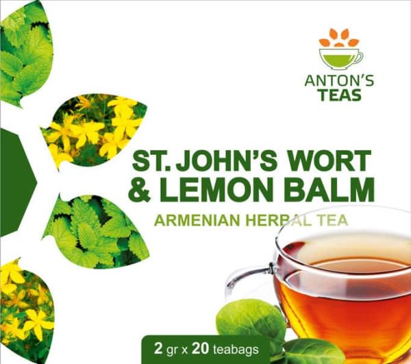Tea John's Wort With Lemon Balm - Թեյ Արեվքուրիկը Պատրինջով- Anton's functional teas - 40g
