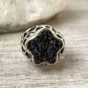 Carborundum Silver Ring