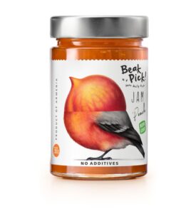 Jam “Beak Pick” peach, 360 g.