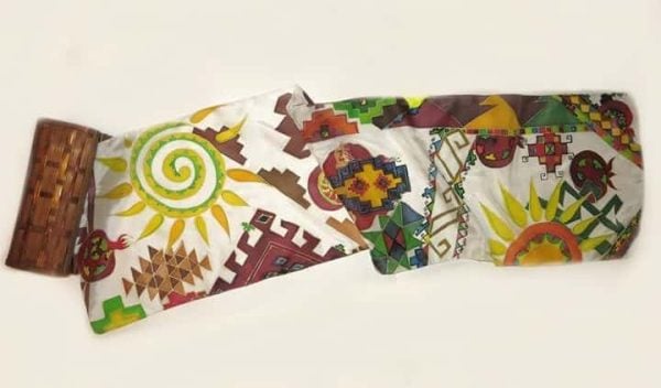 Armenian Pattern Silk Scarf