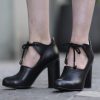 High Heel Leather Shoes