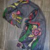 "Abstract Flowers" Silk Scarf