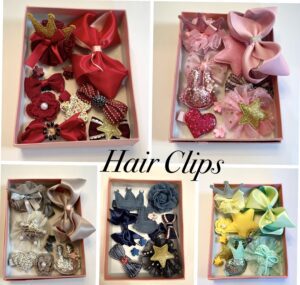 Handmade Hair Clips – 10pcs sets in each box