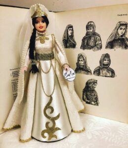 “Sose” , “Սոսէ” Armenian bride doll with National Taraz,