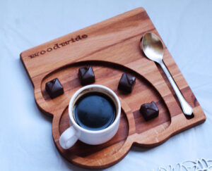Coffee serving tray
