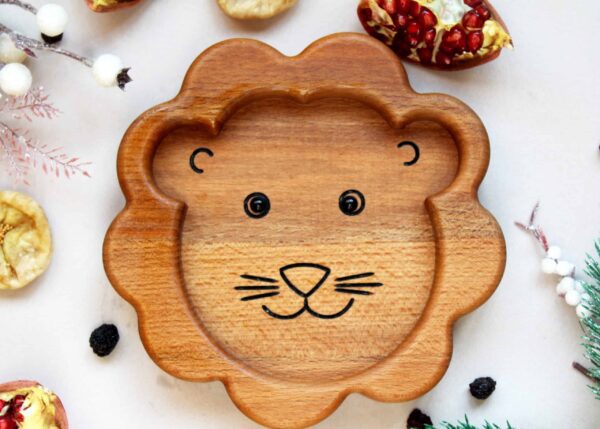 Lion eco-plate for kids