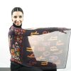 Armenian Alphabet Scarf #1 by Anet's Collection