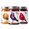 Collection of jams "Beak Pick" №1, 3 jams, fig jam, apricot jam, cornelian cherry preserve, No GMO, no additives, low in sugar