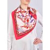 Armenian Alphabet Scarf by Moreni - Pink