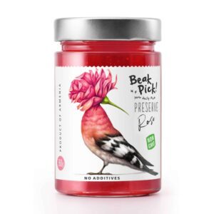 Preserve “Beak Pick” rose 360 g, No GMO, No additives, low in sugar