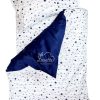 Satin 100% cotton bedding set stars001