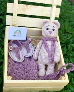 Handmade baby box