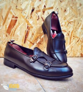 VOTNAMAN Short Double Monks Shoe for Men