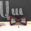 Armenian alphabet printed bow tie for man and kid