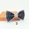 Notes, piano keys printed bow ties for musicians