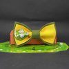 Rick and Morty movie characters printed bow ties for man and kids