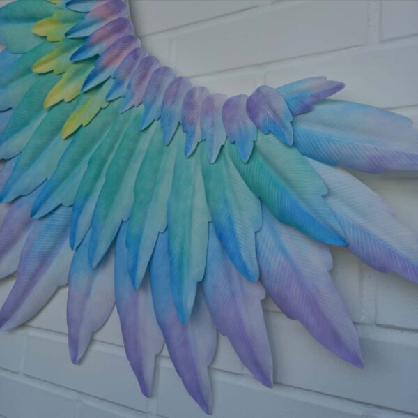 "Rainbow Wings" Wall Decor