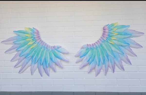 "Rainbow Wings" Wall Decor