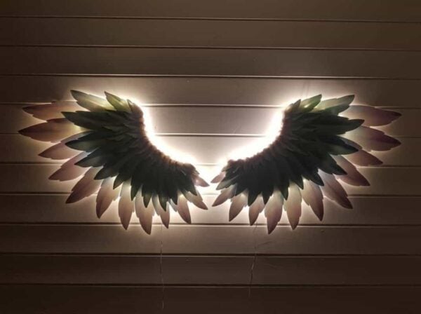 "Rainbow Wings" Wall Decor