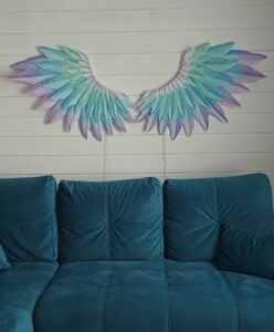 Rainbow Wings Angel Wings Wall Decor Party Decor Photoprop