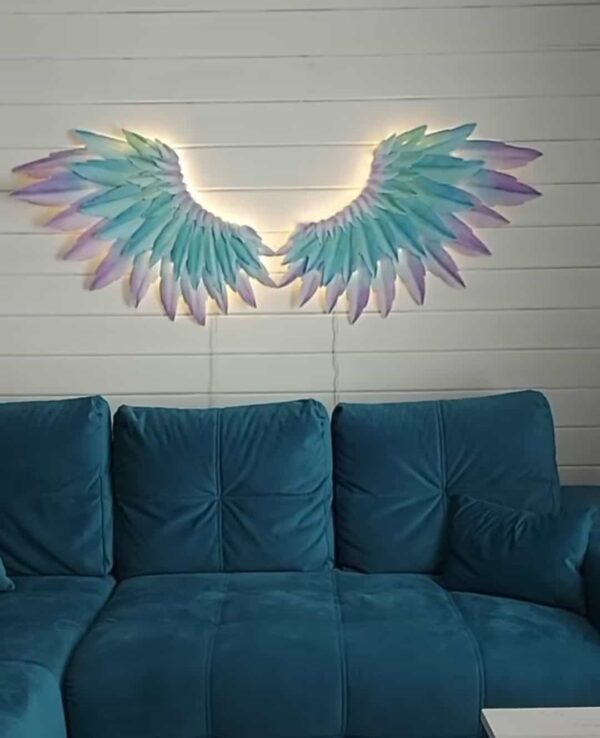 "Rainbow Wings" Wall Decor