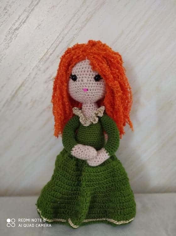 Croched doll-Կարմրահեր տիկնիկ