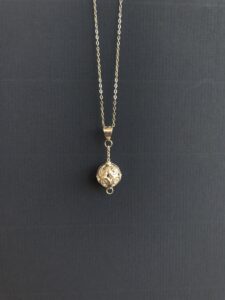 Silver filigree necklace 019
