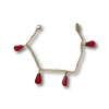 Pomegranate Noor gold plated charm bracelet