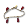 Pomegranate Noor gold plated charm bracelet