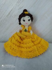 Crochet Bell Disney, Ձեռագործ տիկնիկ Բելլ