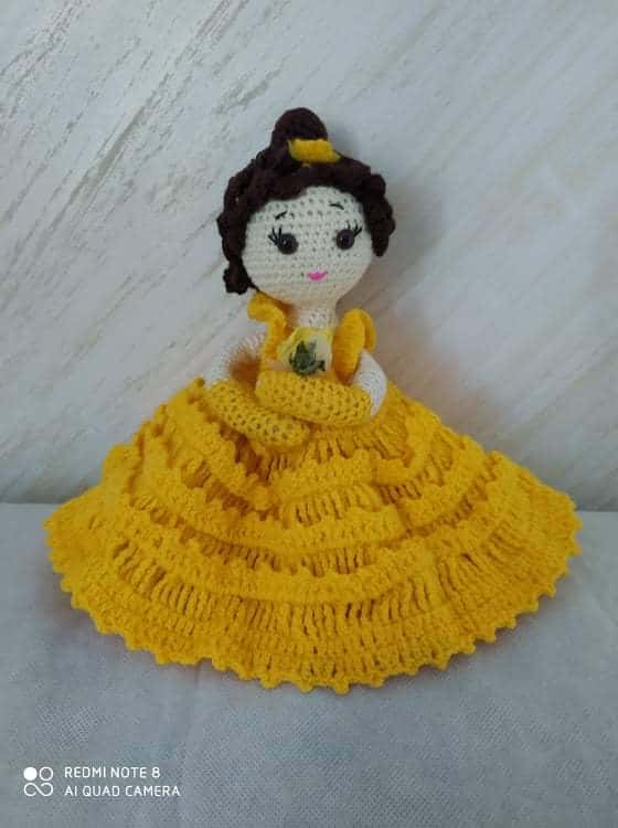 Crochet Bell Disney, Ձեռագործ տիկնիկ Բելլ