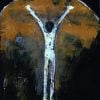 "Crucifixion" Original painting by Artist Roudolf Kharatian