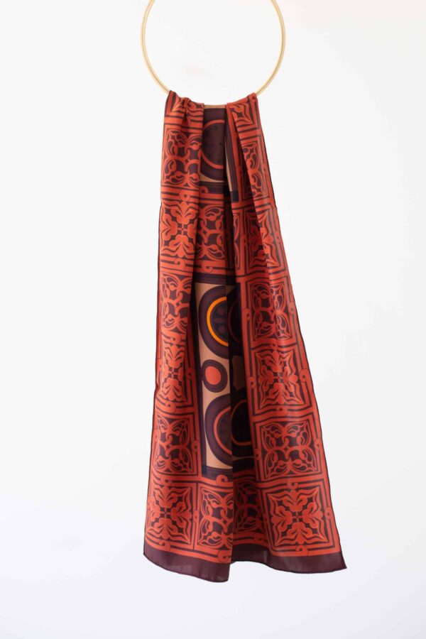 "Teghenyats" Silk Scarf