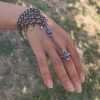 Fingerkette, collar bracelet, slave bracelet, , Ethnic Bracelet, Armenian jewelry, handmade Bracelet