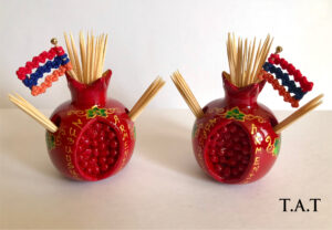 Pomegranates for toothpicks