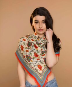 Spring Garden Scarf by Anet’s Collection