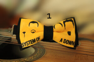 SOAD rock group, Serj Tankyan bow ties for musicians and rock lovers