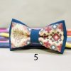 Armenian alphabet and carpet pattern printed bow tie for man and kid