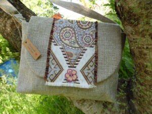 Canvas bag with armenian ornament